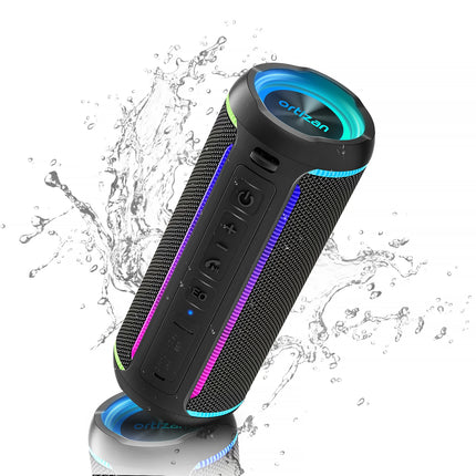 40W Portable Bluetooth Speaker with LED Lights