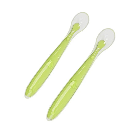 2-Piece Baby Silicone Spoon Set