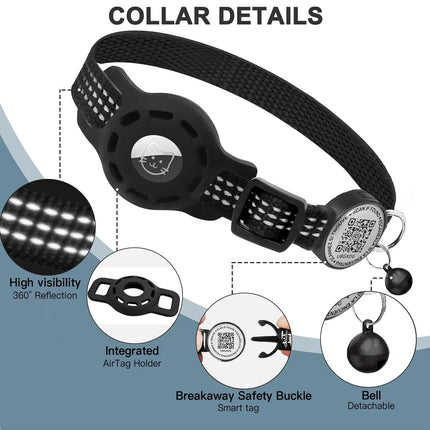 Reflective GPS Cat Collar