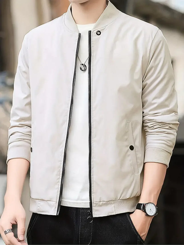 Men's Black Bomber Jacket