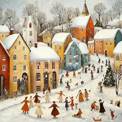 Winter Village Jigsaw Puzzle