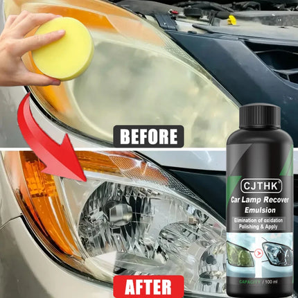 Car Headlight Restoration Polish Kit