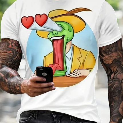 Men's 3D Abstract Graphic T-Shirt