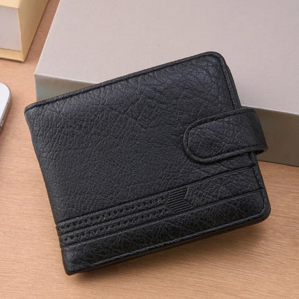 Slim Zipper Leather Wallet