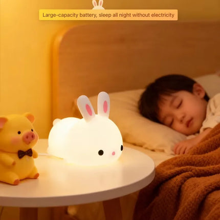RGB Silicone Bunny Night Light