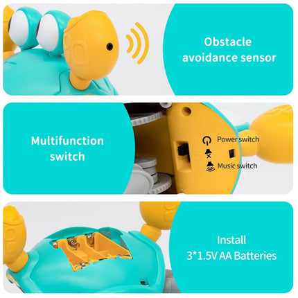 Electronic Crawling Crab Toy