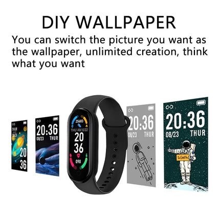 NNEOBA Smart Fitness Bracelet Watch Black