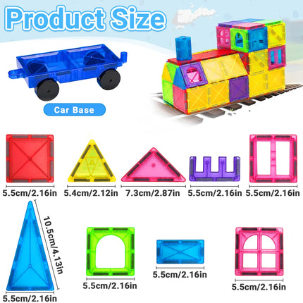 Magnetic Building Blocks Educational Construction Set for Kids