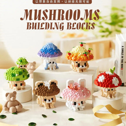 Mushroom Building Block Set