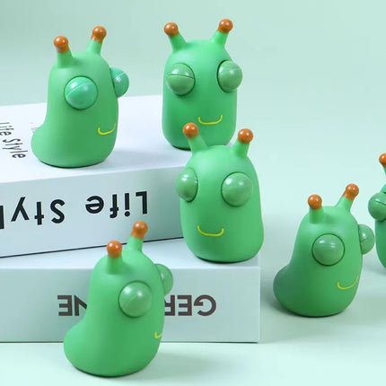 Green Worm Squeeze Toy