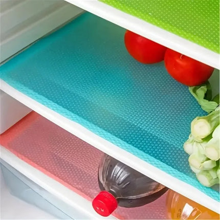 4-Piece EVA Refrigerator Liner Mat Set