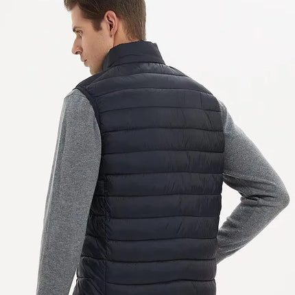 Men’s Padded Stand-Collar Vest