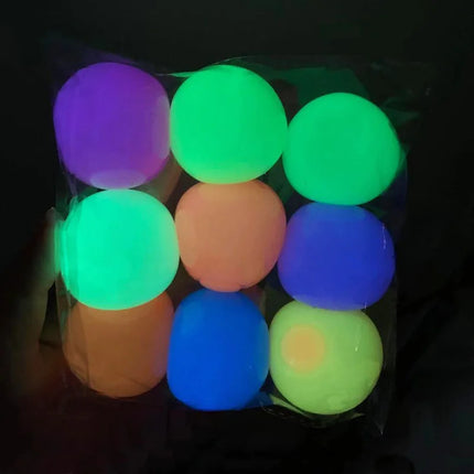 Luminous Sticky Target Balls