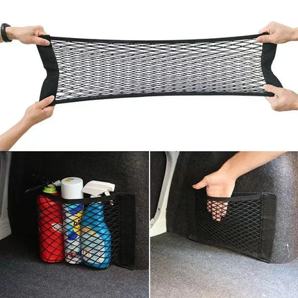 Double-Layer Car Trunk Mesh Organizer