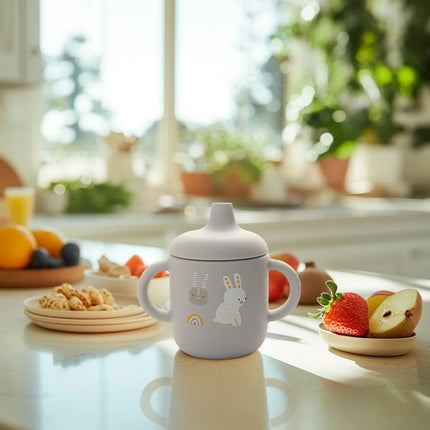 Cartoon Silicone Baby Cup