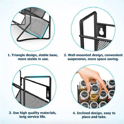 4-Layer Kitchen Spice Rack
