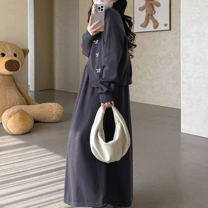2-Piece Maternity Knit Dress Set