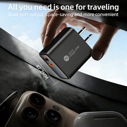 65W Multi-Port Fast Charger