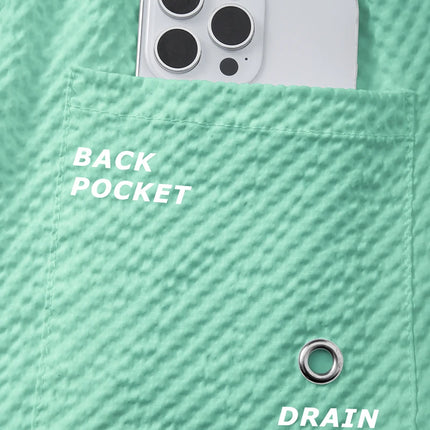 Men's Seersucker Swim Shorts