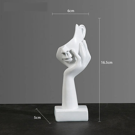 Abstract Resin Mask Figurine