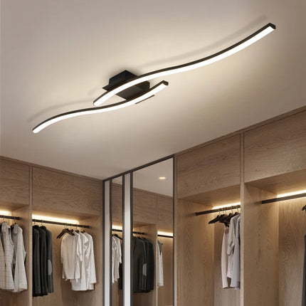 Modern Black LED Ceiling Lamp