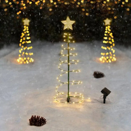 Solar Christmas Tree Garden Lights