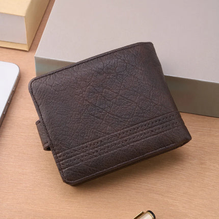 Slim Zipper Leather Wallet