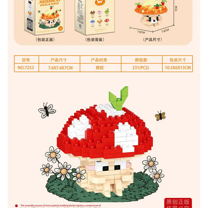 Mushroom Building Block Set