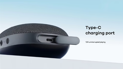 Portable Bluetooth Speaker Outdoor Waterproof (Black)