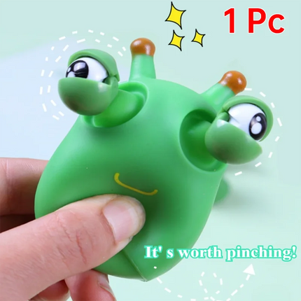 Green Worm Squeeze Toy