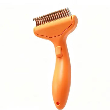 Curved Stainless Steel Pet Comb