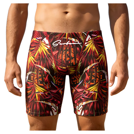 Men's Tropical Print Swim Shorts
