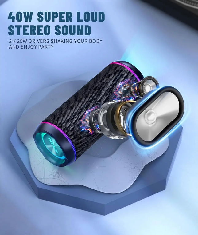 40W Waterproof Bluetooth Speaker
