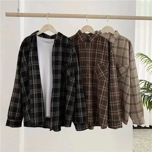 Women's Retro Plaid Shirt
