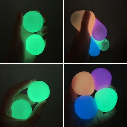 Luminous Sticky Target Balls
