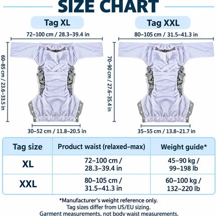 Reusable Adult Cloth Diaper Set