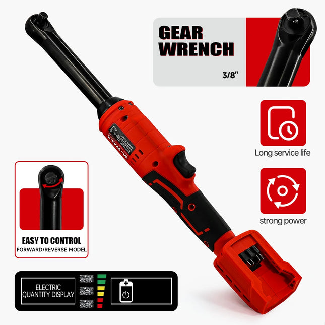 18V Extended Brushless Ratchet Wrench