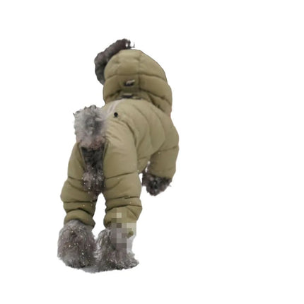Warm Four-Legged Dog Coat