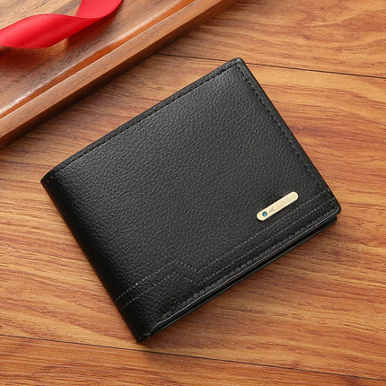 Fashionable Men's Bifold Short Wallet