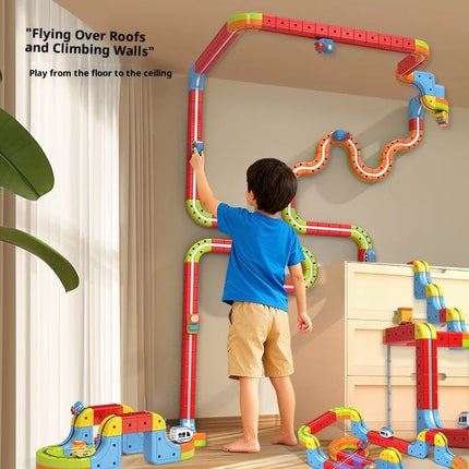 Magnetic Anti-Gravity Electric Train Track Set for Kids