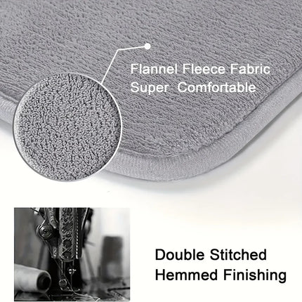 Thick Flannel Absorbent Bathroom Mat