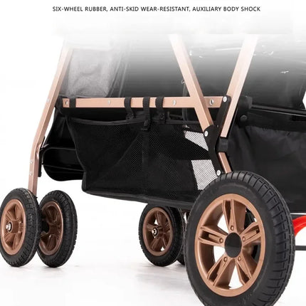 Lightweight Tandem Twin Baby Stroller