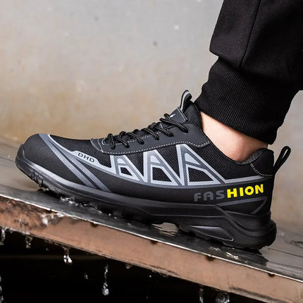 Men's Steel Toe Puncture-Resistant Safety Sneakers