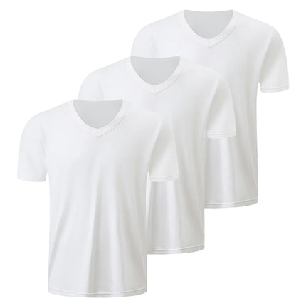 Men's Solid Color V-Neck T-Shirt