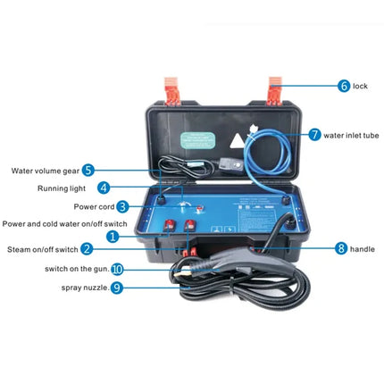 3000W High-Pressure Steam Cleaner