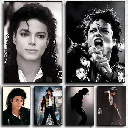 Iconic Pop Singer Wall Art Poster