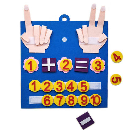 Felt Finger Counting and Number Learning Toy for Kids