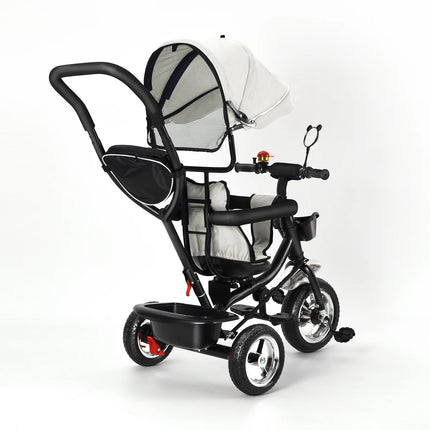 Adjustable Baby Tricycle with Push Bar