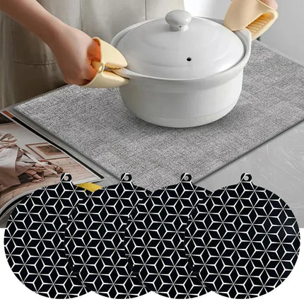 Round Silicone Induction Hob Protector Mat