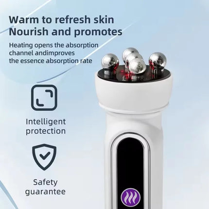 3-in-1 RF EMS Facial Roller Massager